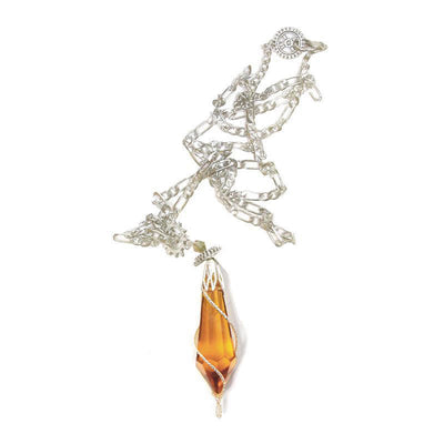 Olivenorma Lord of the Mysteries | Meditation Klein Citrine Necklace Pendulum