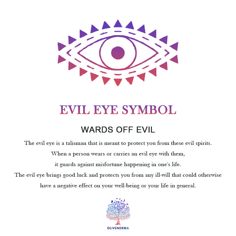 Olivenorma Evil Eye Muster Kaffeetasse Keramiktasse