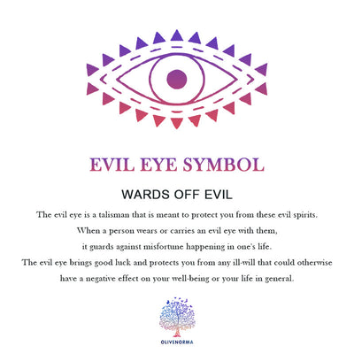 Olivenorma Evil Eye Muster Kaffeetasse Keramiktasse