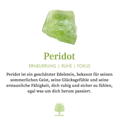 Olivenorma Peridot Unregelmäßiger Einfacher S925 Vergoldeter Ring 