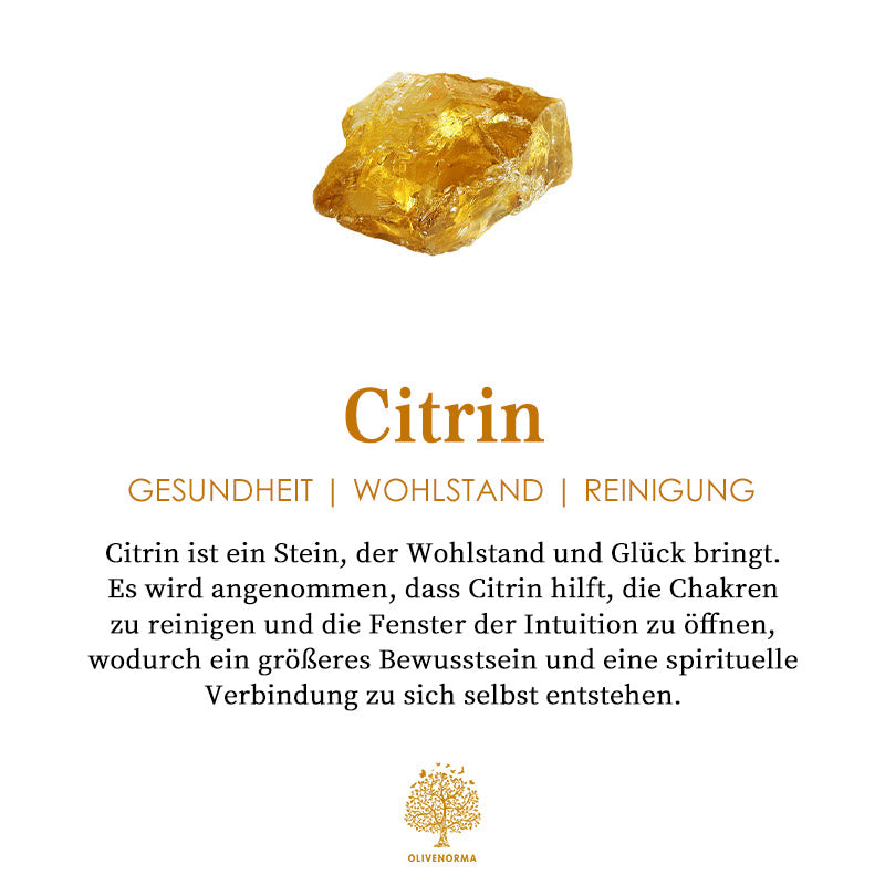 Olivenorma "Goldener Glanz" Zarter Citrinring