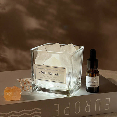 Olivenorma Heilkristallsteine ​​Diffusor Kristall Aromatherapie