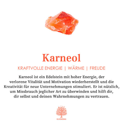 Olivenorma Natürliche Kristall-Karneol-Pfeilspitzen-Halskette 