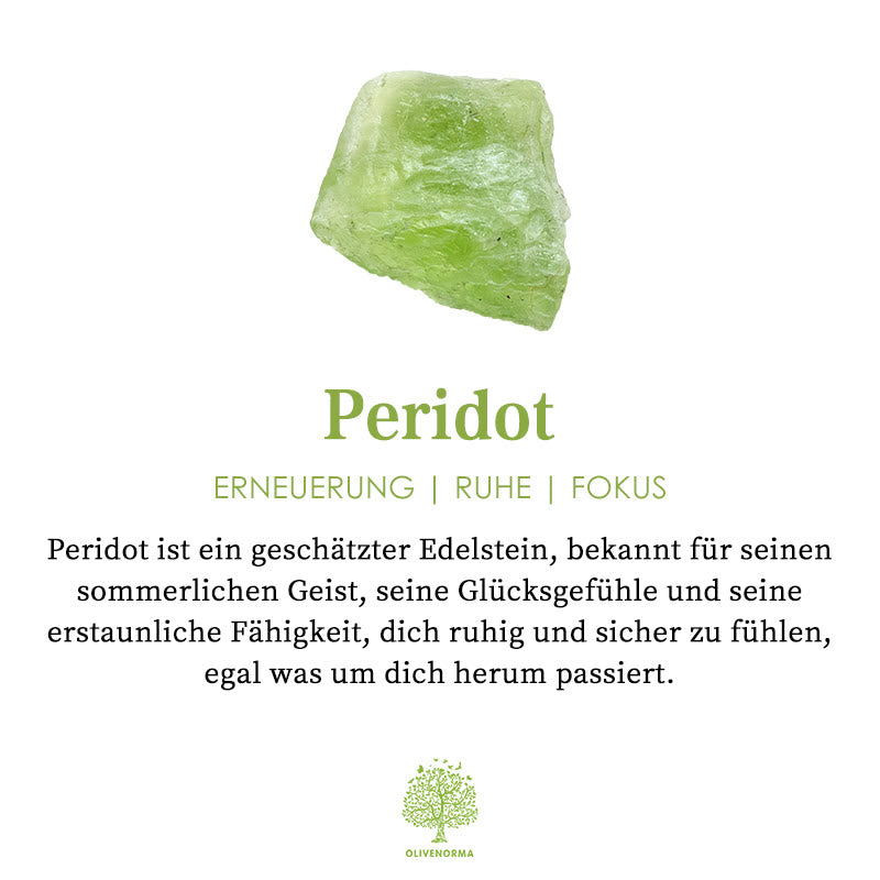 Olivenorma Natürlicher Peridot Versprechen Verlobungsring