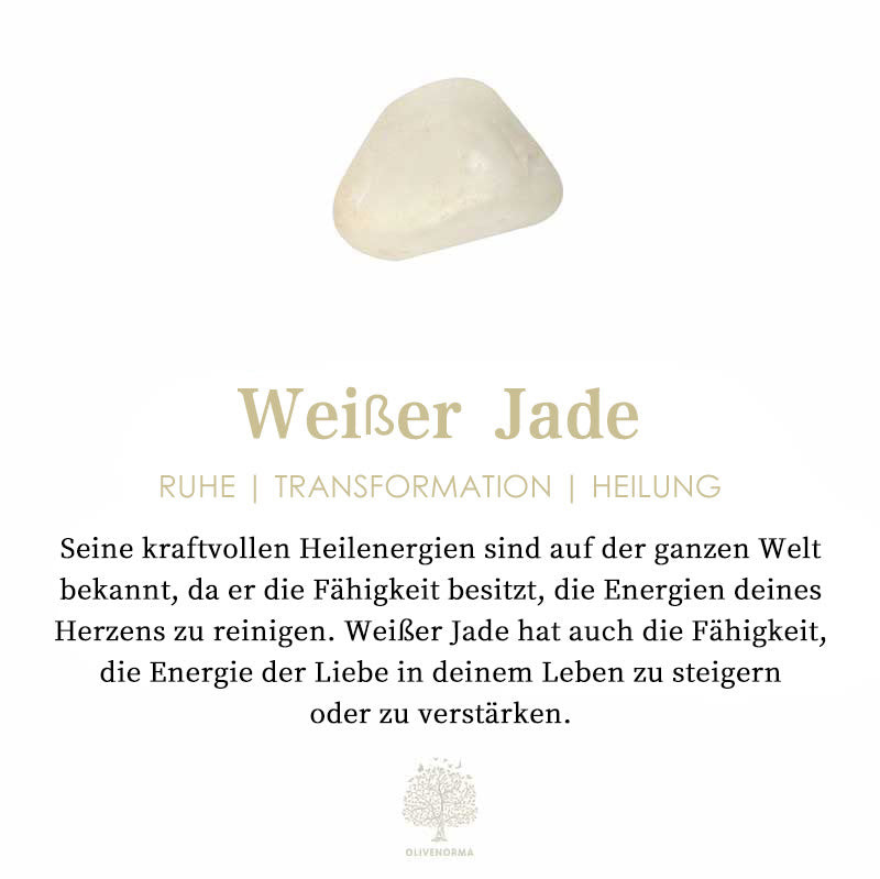 Olivenorma Türkis Weißer Jade Edelstahl Öffnung Verstellbarer Ring