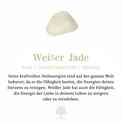 Olivenorma Türkis Weißer Jade Edelstahl Öffnung Verstellbarer Ring