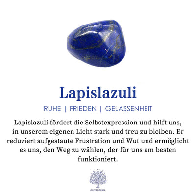 Olivenorma Lapis Lazuli Weißer Zirkon Doppelter Ringsatz