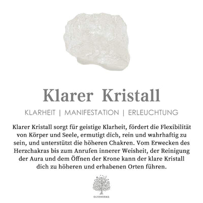 Olivenorma Granat mit klarer Kristall Orgonpyramide