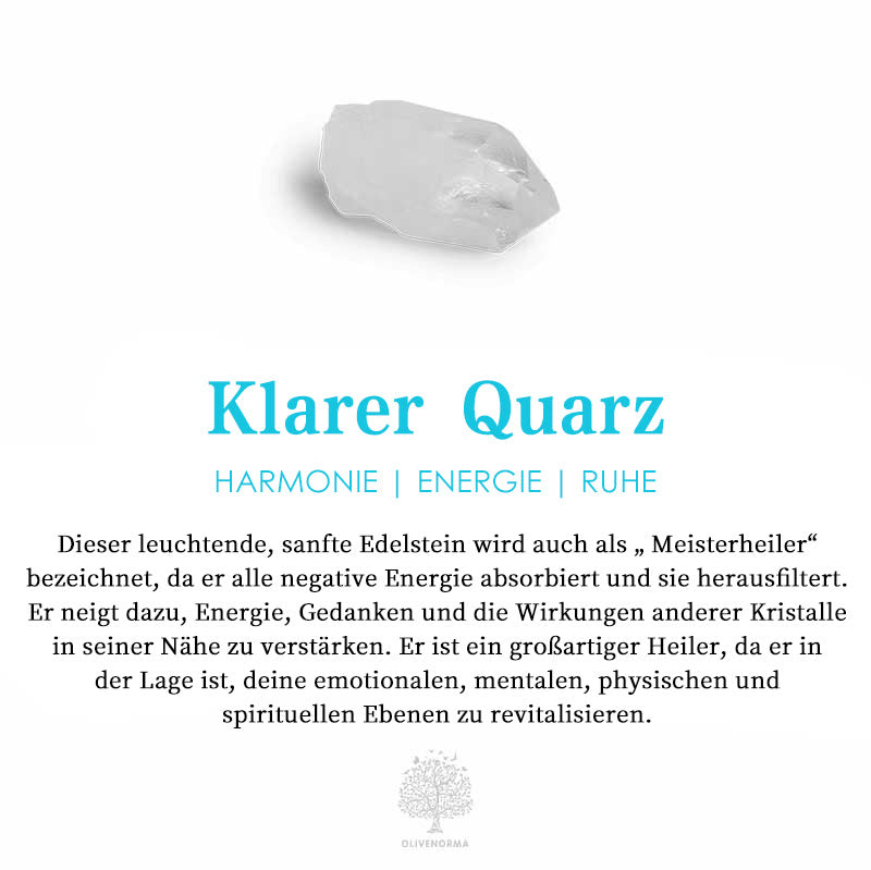 Olivenorma Blauer Chalzedon Klarer Quarz Orgonpyramide 