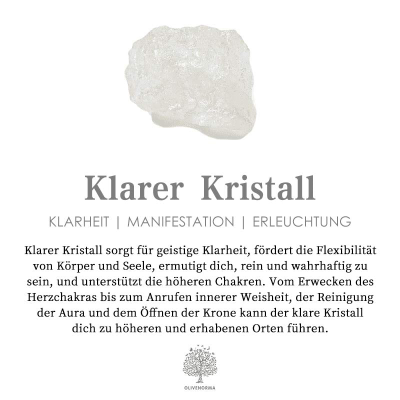 Olivenorma Klarer Kristall mit Obsidian Hamsa Orgonpyramide 