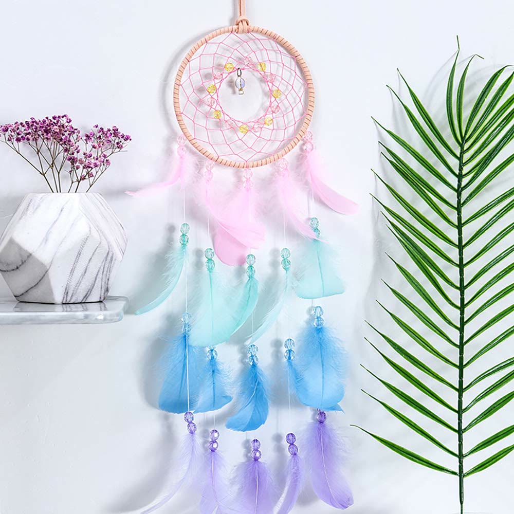 Olivenorma Fancy Bunte Dreamcatcher LED Licht Traumfänger