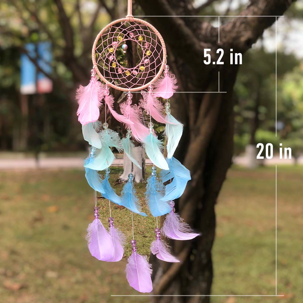 Olivenorma Fancy Bunte Dreamcatcher LED Licht Traumfänger