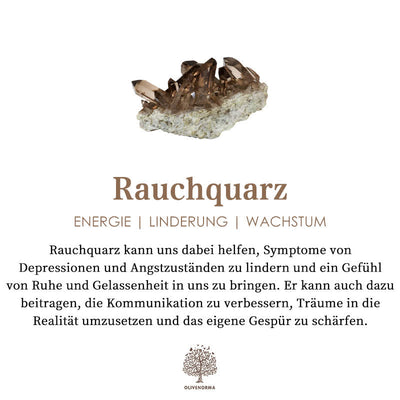 Rauchquarz-Reinigung Edelstein-Armband