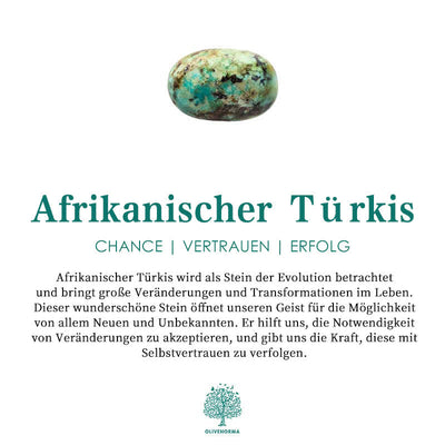 Afrikanisches Türkis Transformationsarmband