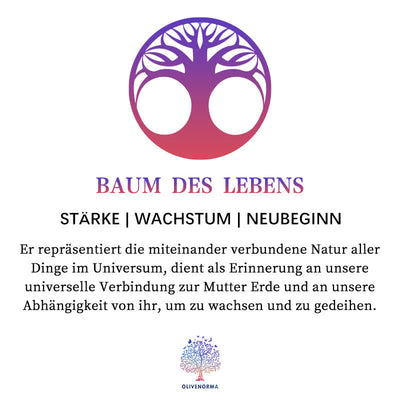 Natürliches Chakra Lebensbaum-Armband