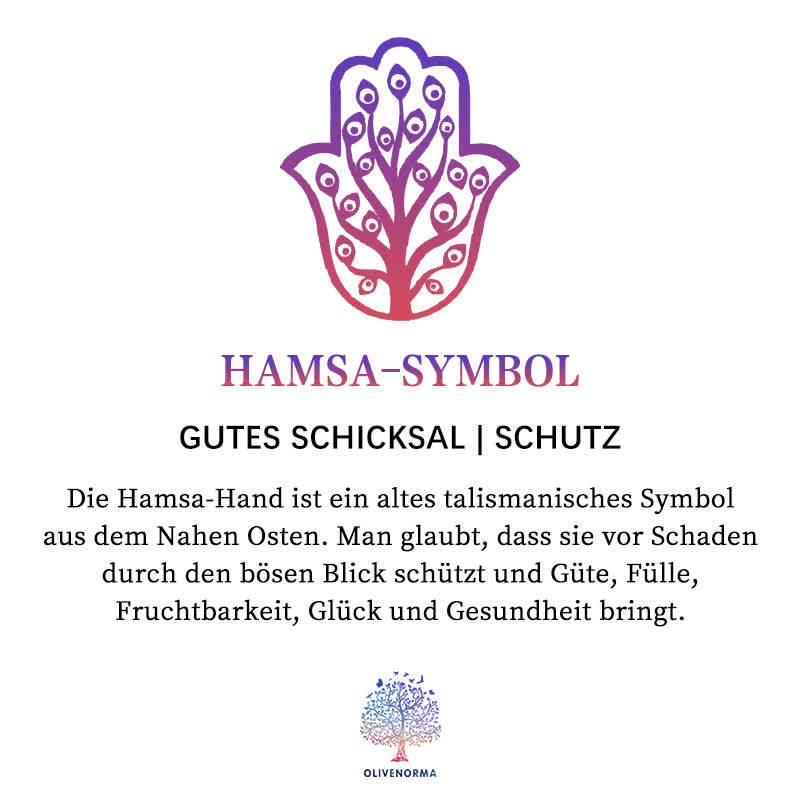 Olivenorma Natürlicher Türkis Böses Auge Hamsa Armband 