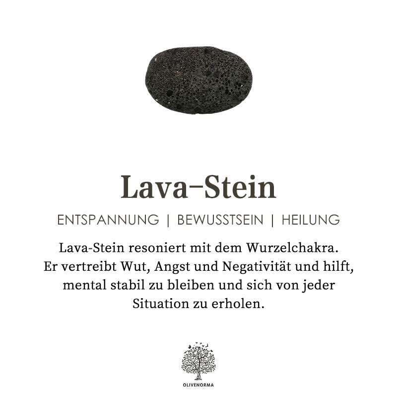 Olivenorma Natürlicher Lavastein-Achat-Perlen-Geode-Armband