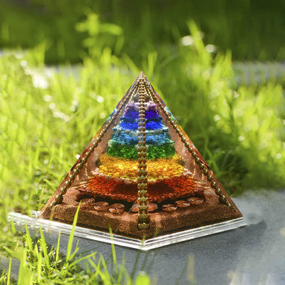 Olivenorma Chakra-Energie-Kupferspule Orgon-Pyramide