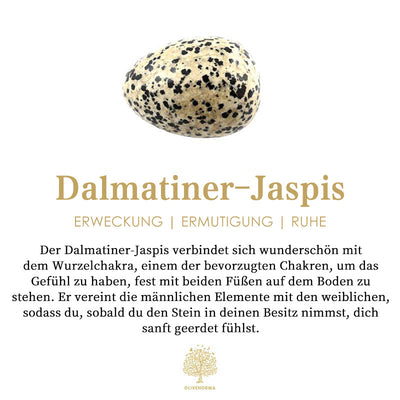 Olivenorma Hämatit Dalmatiner Jaspis Rosenquarz Perlen Armband