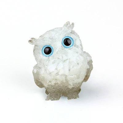 Olivenorma Kristall-Eulenfigur – Edelstein-Dekoration - image 61