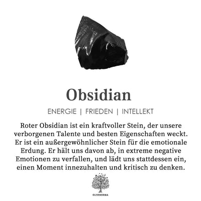 Olivenorma Obsidian Perlen Heiliger Medaille Kreuz Anhänger Rosenkranz Halskette