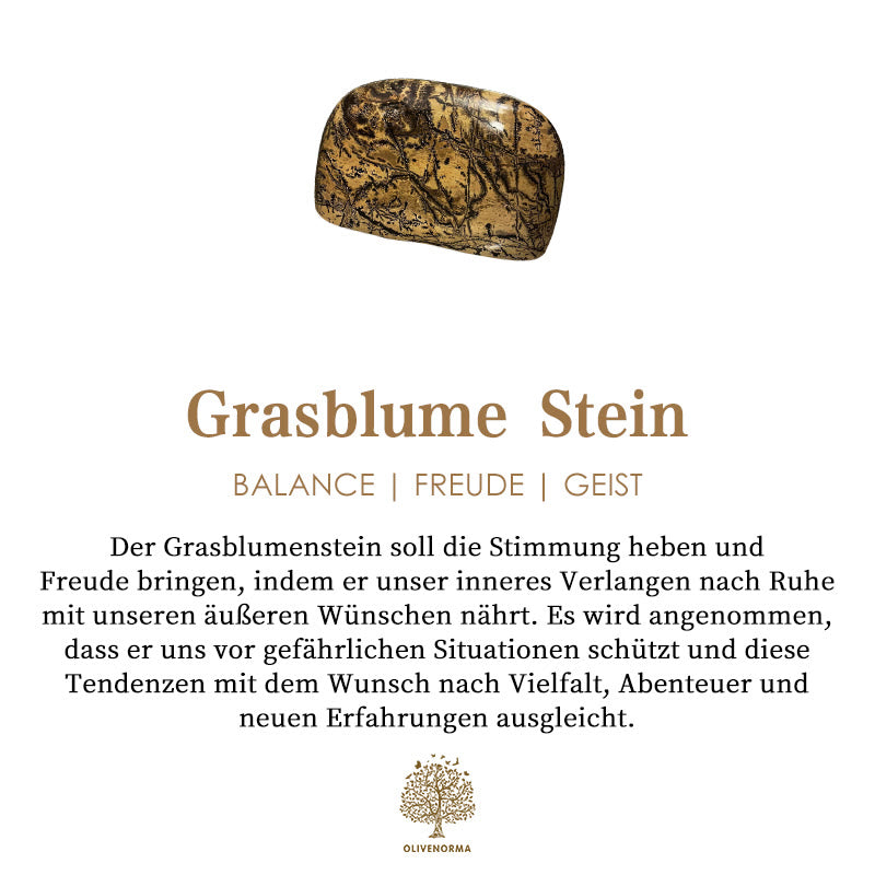 Olivenorma Eulen-Grasblumenstein-Ornament 