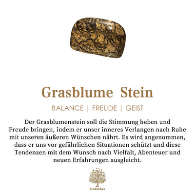 Olivenorma Eulen-Grasblumenstein-Ornament 