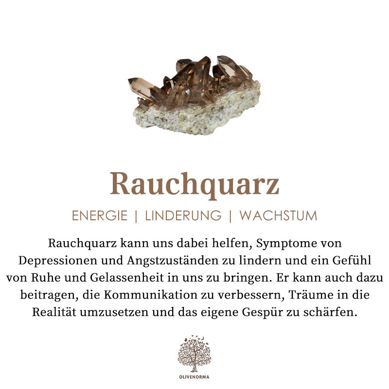 Olivenorma Natürliche Rauchquarz-Cluster-Edelsteindekoration