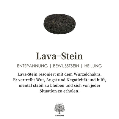 Olivenorma Schneeflocken-Obsidian-Lavastein-Perlenarmband 