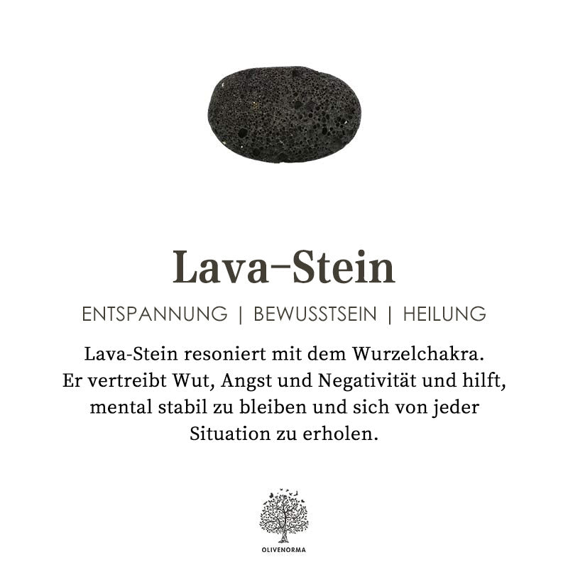 Olivenorma Lavastein Malachit Perlenarmband