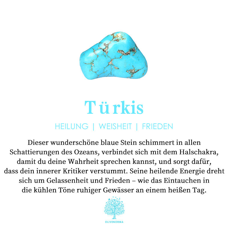 Olivenorma handgefertigter Traumfänger mit türkisfarbener und violetter Jade und Perlen in Mondform 