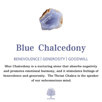 Olivenorma Amazonit Aquamarin Blau Chalcedon Perlen Halskette