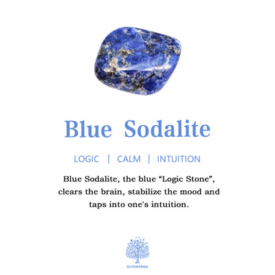 Olivenorma Armband mit Perlen aus natürlichem blauem Sodalith und grauem Jaspis