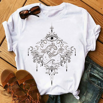 Olivenorma Baum des Lebens Inspirierende Polyester-T-Shirts