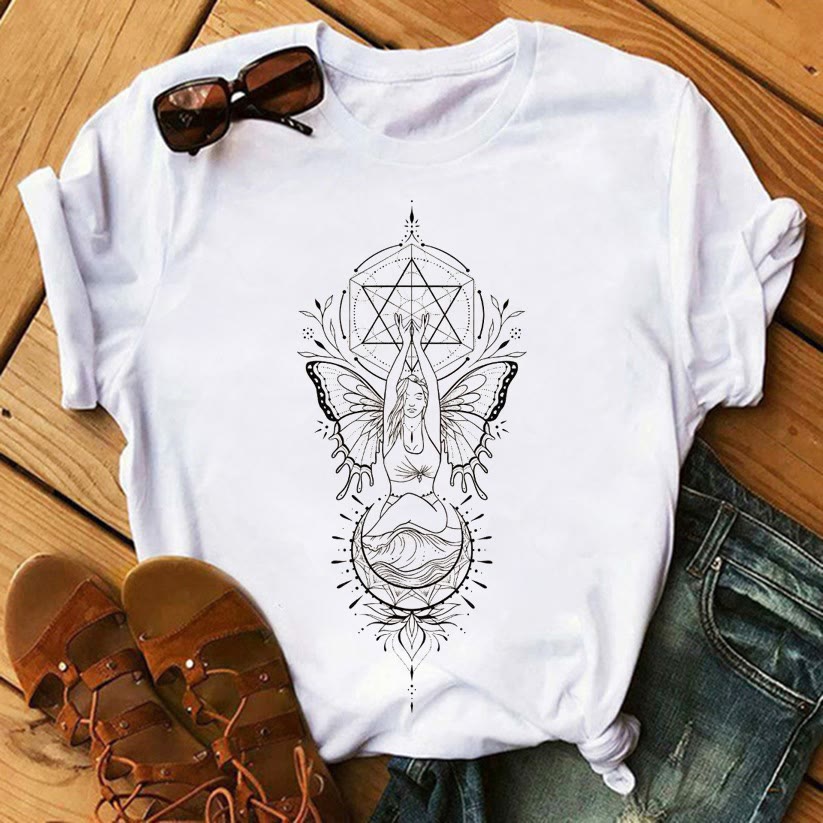 Olivenorma Baum des Lebens Inspirierende Polyester-T-Shirts