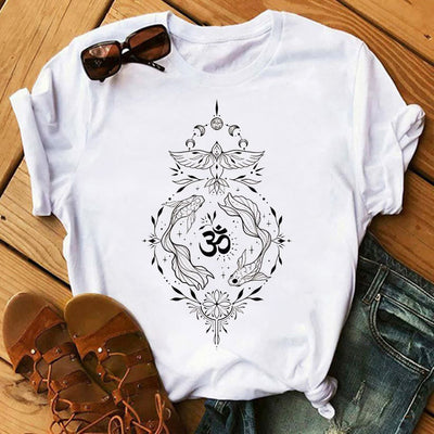 Olivenorma Baum des Lebens Inspirierende Polyester-T-Shirts