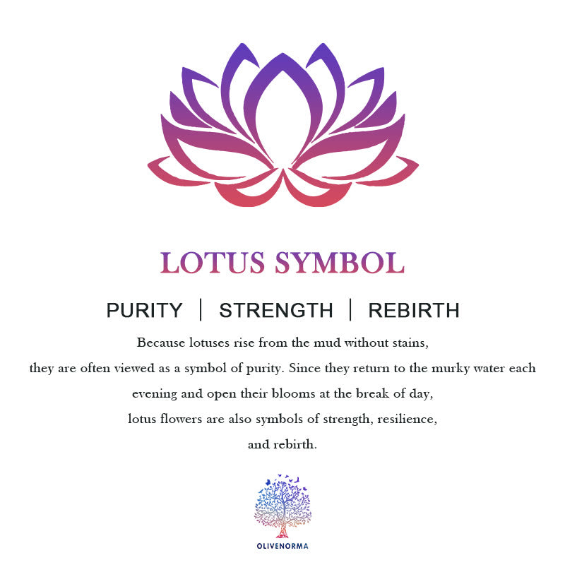 Olivenorma Polyester T-Shirt mit Mond- und Lotus-Aufdruck