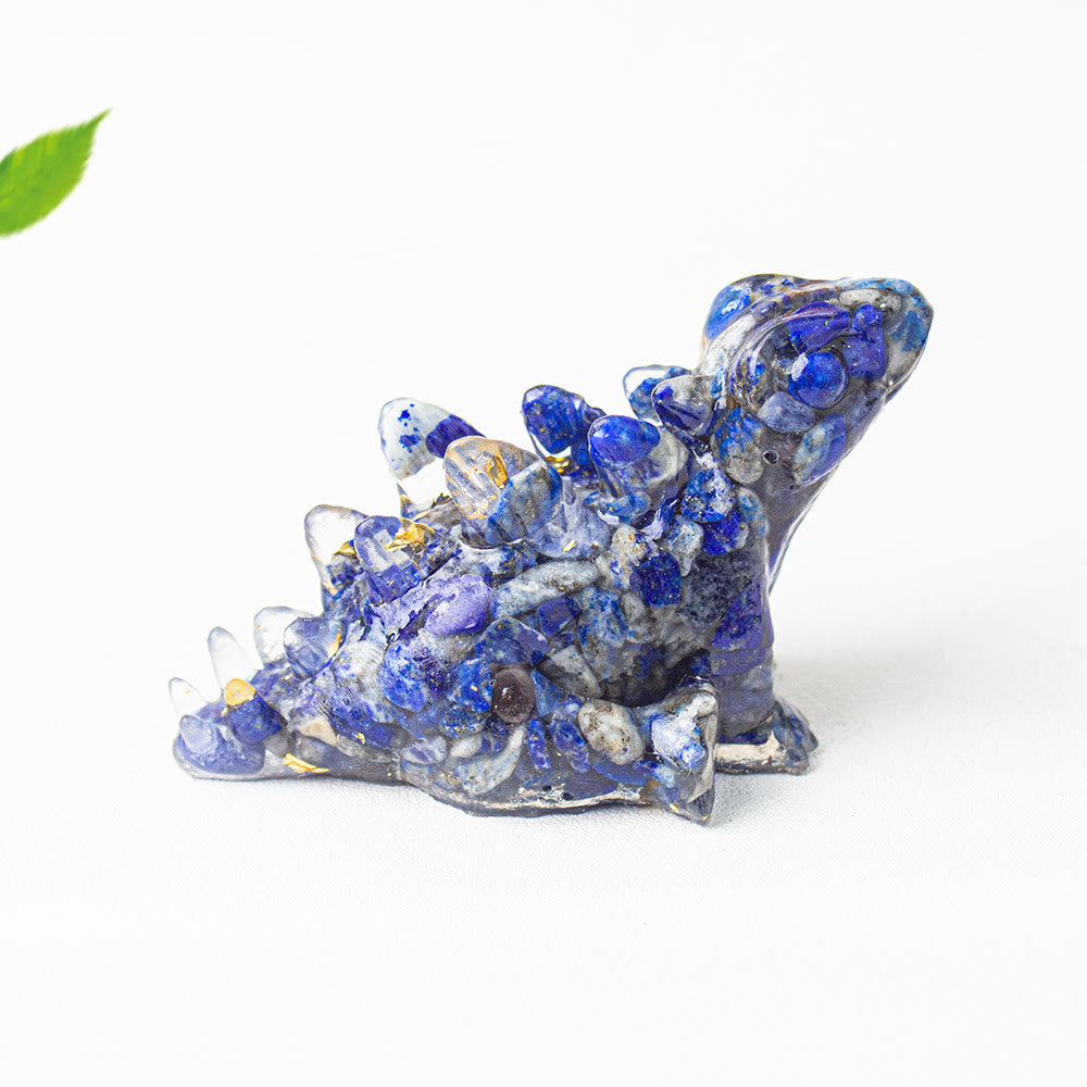Olivenorma Kristall-Epoxidharz, süße kleine Dinosaurier-Edelstein-Dekoration