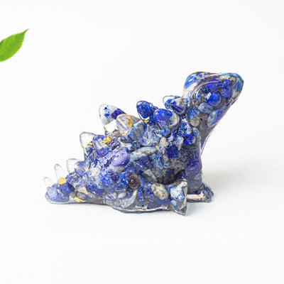 Olivenorma Kristall-Epoxidharz, süße kleine Dinosaurier-Edelstein-Dekoration