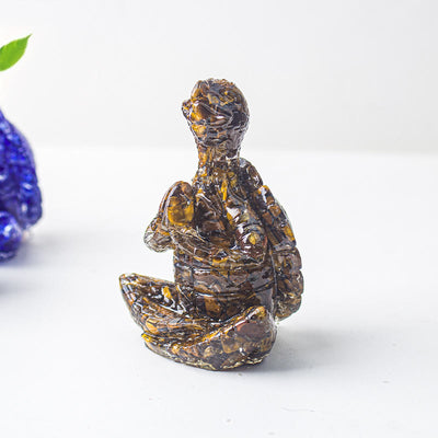 Olivenorma Kristall-Epoxid-Dekoration mit meditierender Schildkröte