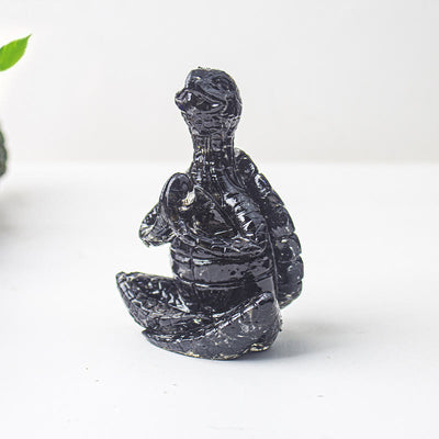 Olivenorma Kristall-Epoxid-Dekoration mit meditierender Schildkröte