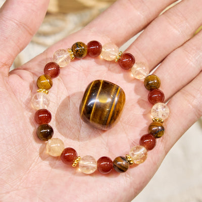 Olivenorma „Aurelian Strand“ Edelsteinarmband für Reichtum und Karriere - image 3