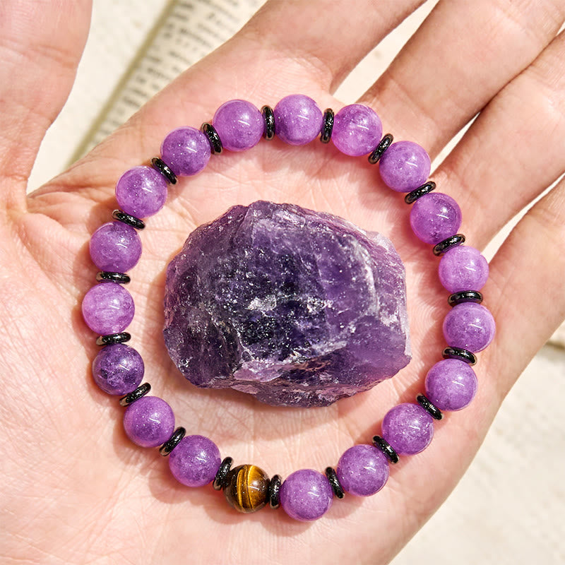 Olivenorma „Seelenwächter“ Amethyst Courage Ätherisches Öl Armband - image 7
