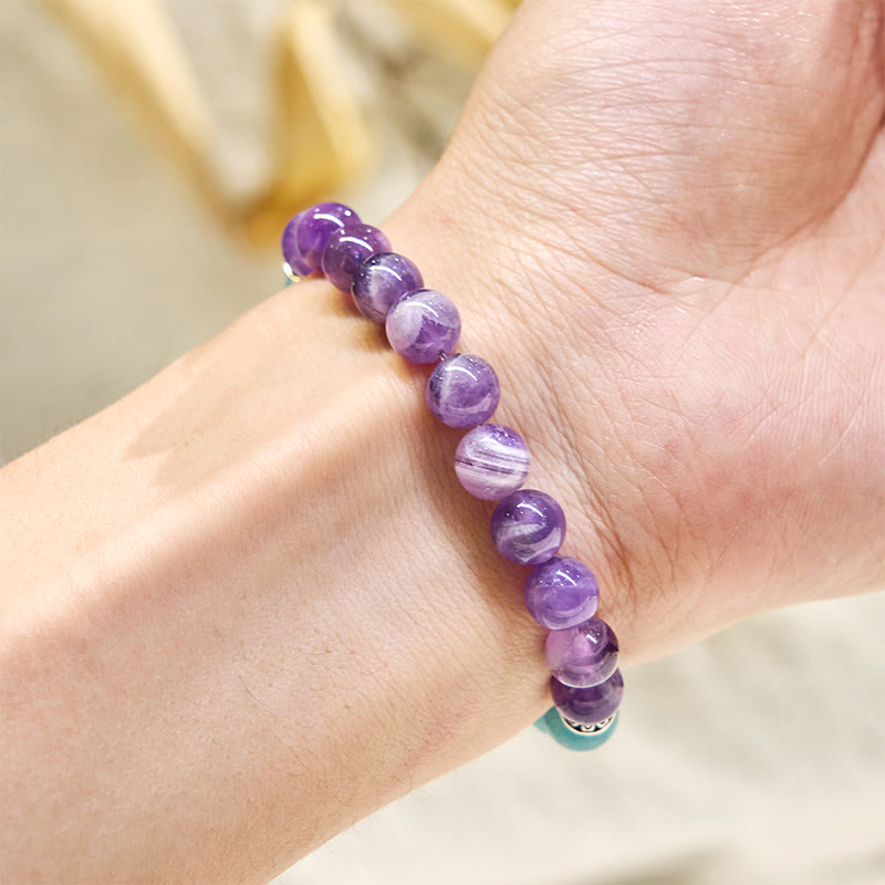 Olivenorma "Seraphic" Amethyst & Aquamarin Harmonie Armband - image 3