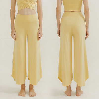 Olivenorma – Weiche, ausgestellte Yoga-Loungehose