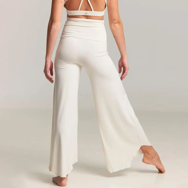 Olivenorma – Kurze Yoga-Schlaghose mit hoher Taille - image 14