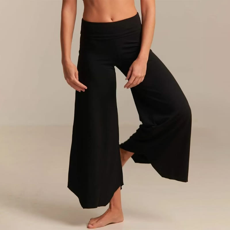Olivenorma – Kurze Yoga-Schlaghose mit hoher Taille - image 18