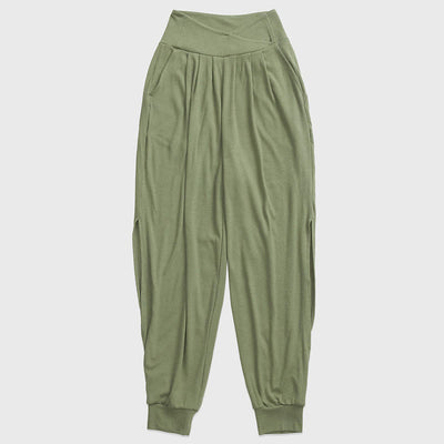 Olivenorma Yoga-Hose mit Laternenbündchen