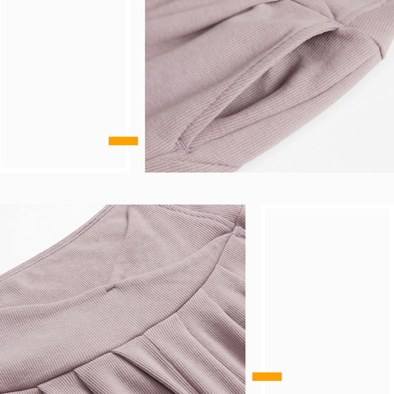 Olivenorma Yoga-Hose mit Laternenbündchen
