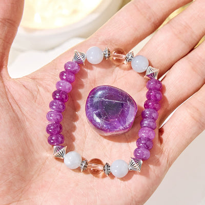 Olivenorma "Oracle's Tide" Amethyst-Armband zum Stressabbau - image 4
